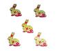 Mobile Preview: Kids buttons as wooden rabbits 30 mm 1,18 inch